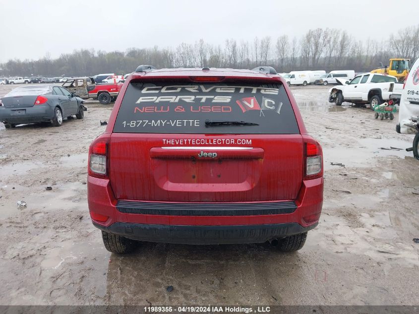 2016 Jeep Compass Sport/North VIN: 1C4NJDAB7GD594017 Lot: 11989355