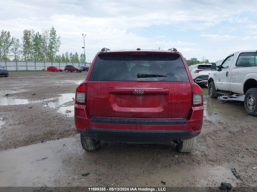 2016 Jeep Compass Sport/North VIN: 1C4NJDAB7GD594017 Lot: 11989355