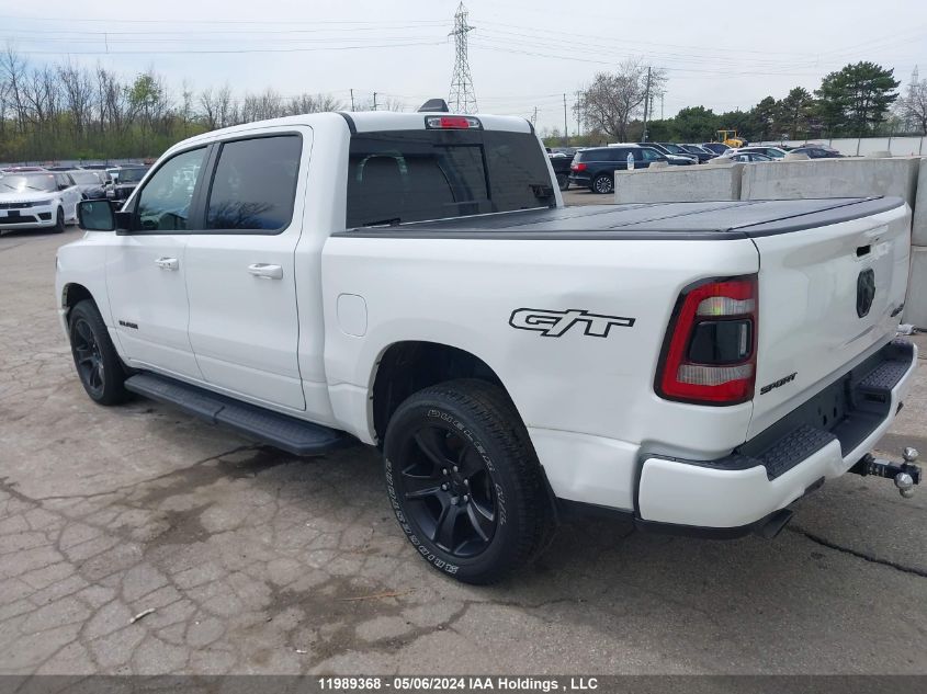 2022 Ram 1500 Sport VIN: 1C6SRFVT4NN299062 Lot: 11989368