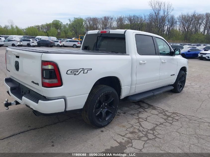 2022 Ram 1500 Sport VIN: 1C6SRFVT4NN299062 Lot: 11989368