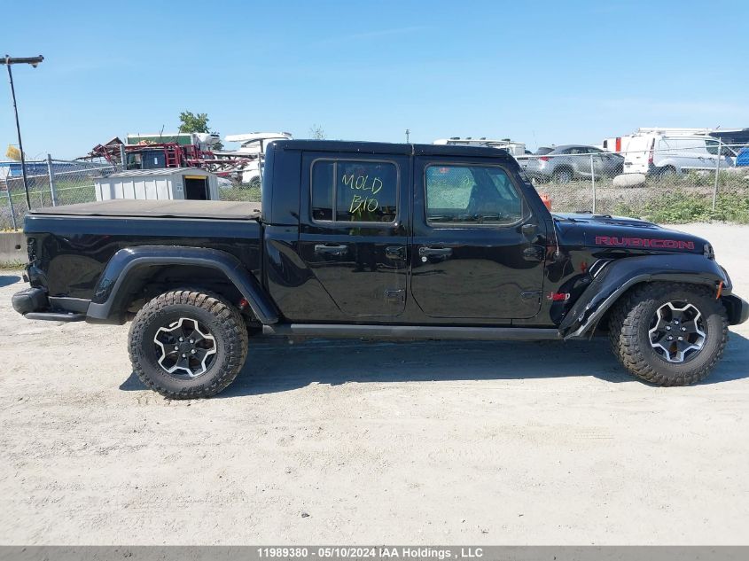 2021 Jeep Gladiator Rubicon VIN: 1C6JJTBM5ML583163 Lot: 11989380