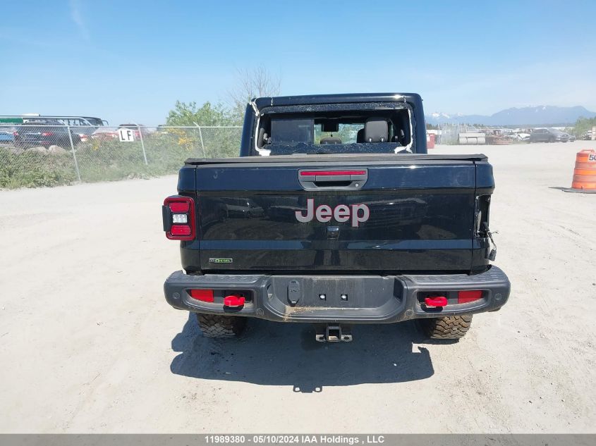2021 Jeep Gladiator Rubicon VIN: 1C6JJTBM5ML583163 Lot: 11989380