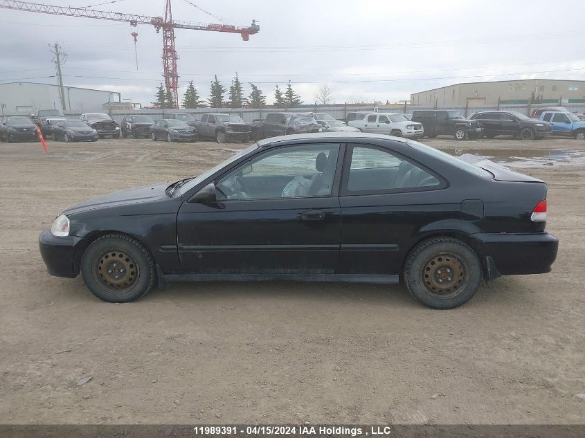 1999 Honda Civic Dx VIN: 1HGEJ6267XL801008 Lot: 11989391