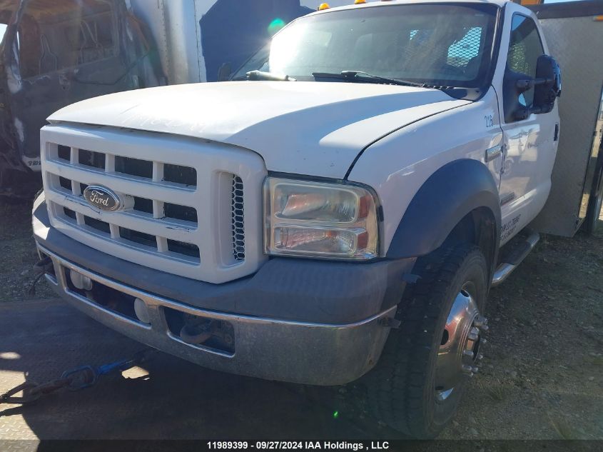 2005 Ford F550 Super Duty VIN: 1FDAF57P55EB14200 Lot: 11989399