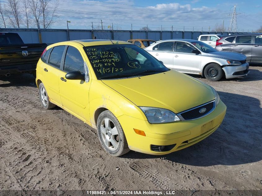 2005 Ford Focus VIN: 3FAFP37N65R101890 Lot: 11989425