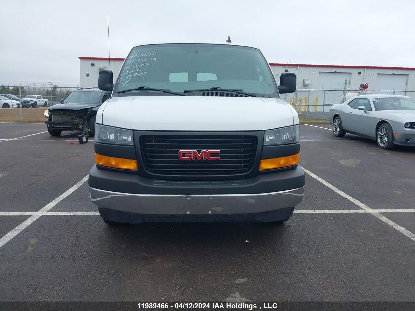 2021 GMC Savana Cargo Van VIN: 1GTW7BFP3M1147807 Lot: 11989466