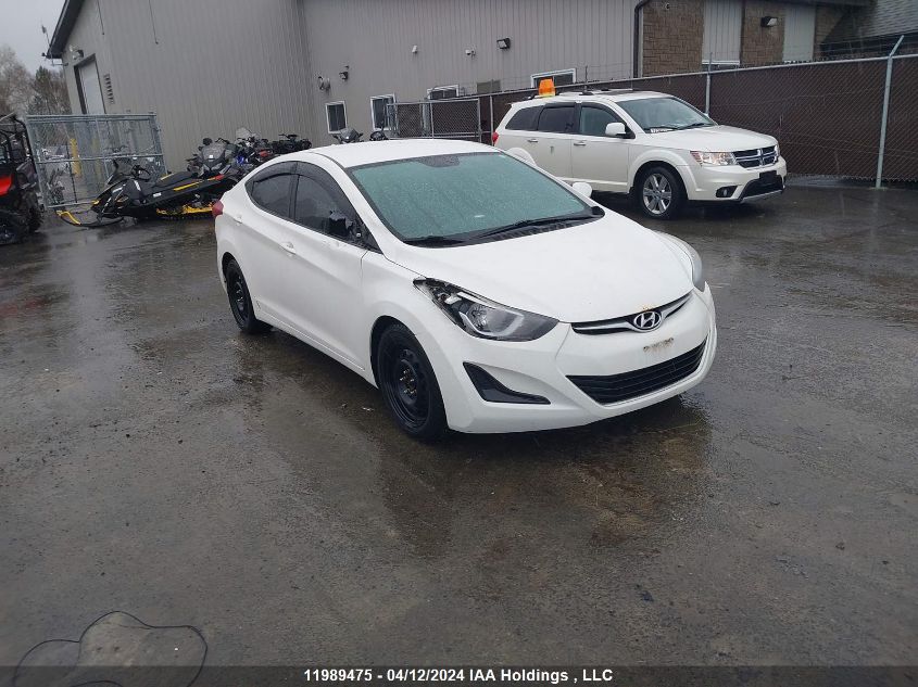 2014 Hyundai Elantra Se/Sport/Limited VIN: 5NPDH4AE3EH529447 Lot: 11989475