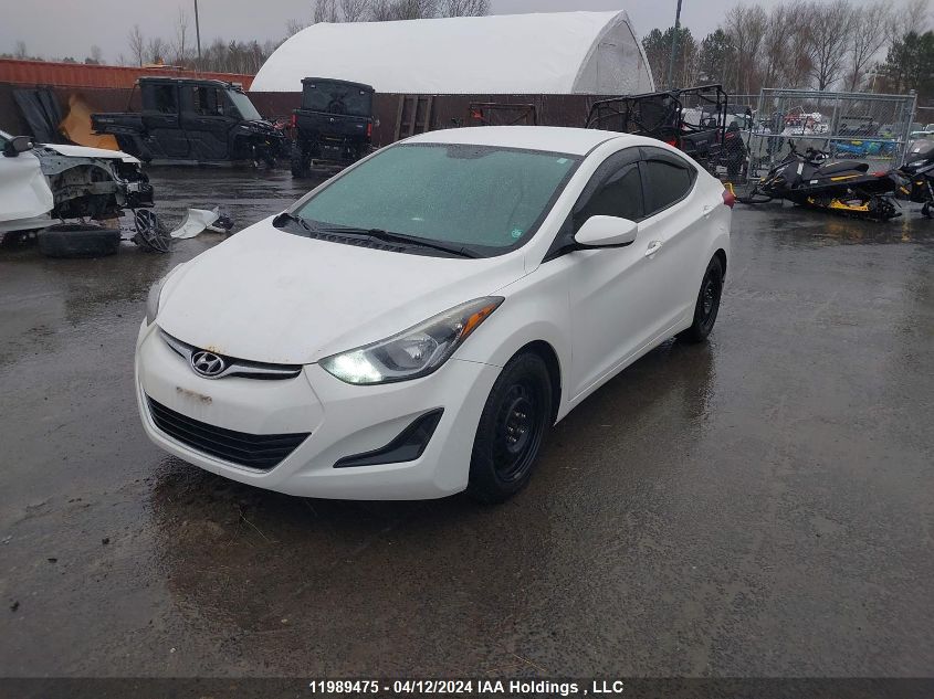 2014 Hyundai Elantra Se/Sport/Limited VIN: 5NPDH4AE3EH529447 Lot: 11989475