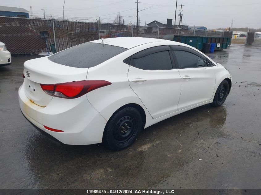 2014 Hyundai Elantra Se/Sport/Limited VIN: 5NPDH4AE3EH529447 Lot: 11989475