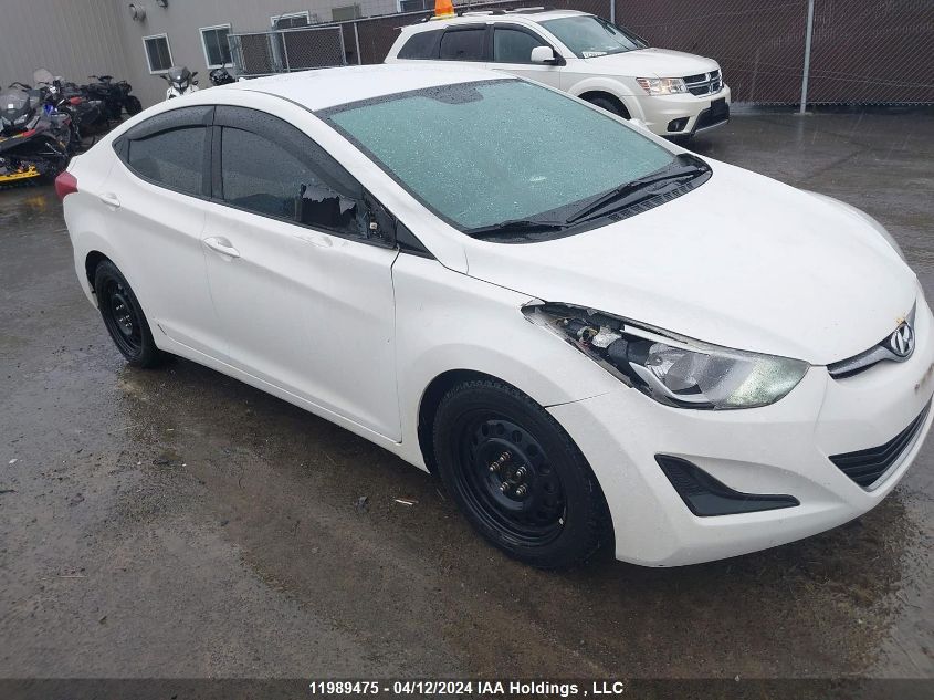 2014 Hyundai Elantra Se/Sport/Limited VIN: 5NPDH4AE3EH529447 Lot: 11989475