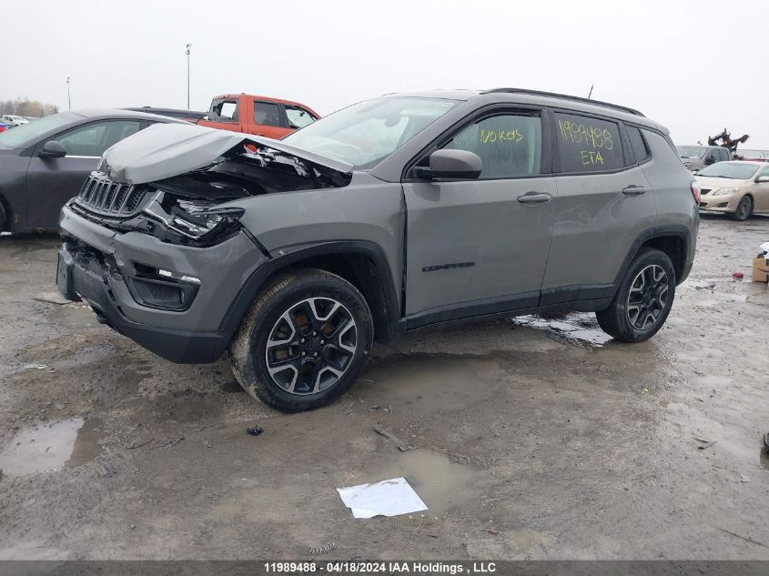 2019 Jeep Compass Sport VIN: 3C4NJDAB5KT675486 Lot: 11989488