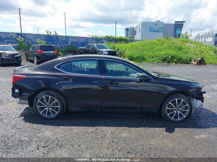 2015 Acura Tlx Advance VIN: 19UUB3F77FA800798 Lot: 11989492