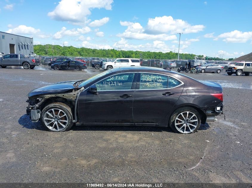 2015 Acura Tlx Advance VIN: 19UUB3F77FA800798 Lot: 11989492