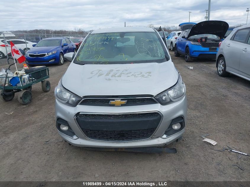 2016 Chevrolet Spark VIN: KL8CD6SA2GC615127 Lot: 11989499