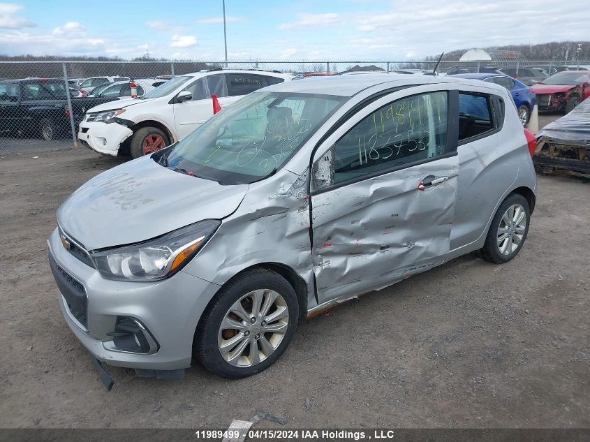 2016 Chevrolet Spark VIN: KL8CD6SA2GC615127 Lot: 11989499