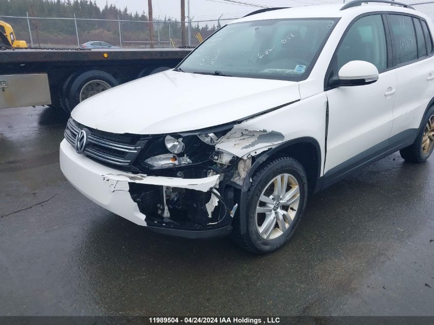 2014 Volkswagen Tiguan VIN: WVGJV3AX0EW506317 Lot: 11989504