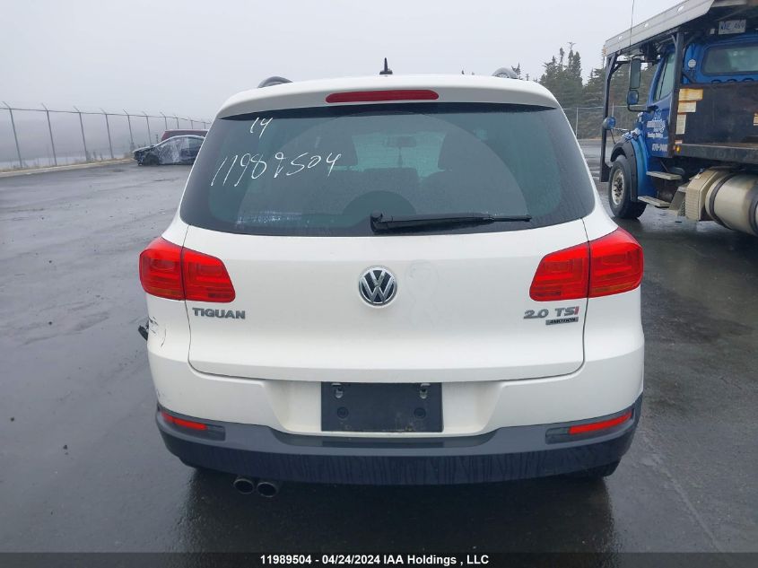 2014 Volkswagen Tiguan VIN: WVGJV3AX0EW506317 Lot: 11989504