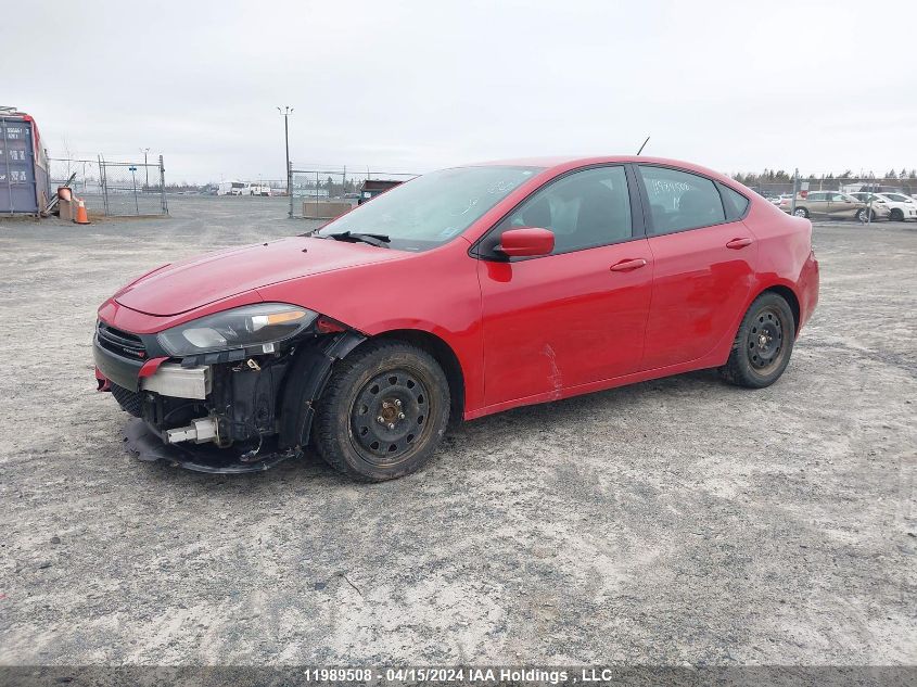 2014 Dodge Dart Sxt VIN: 1C3CDFBB9ED773279 Lot: 11989508