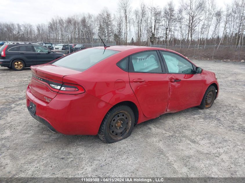 2014 Dodge Dart Sxt VIN: 1C3CDFBB9ED773279 Lot: 11989508