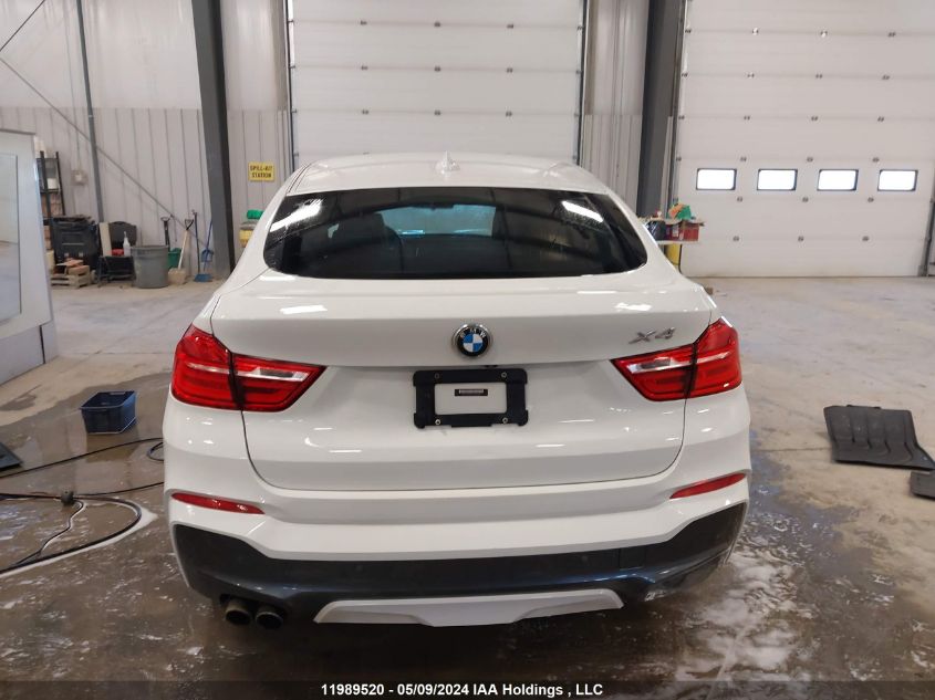 2016 BMW X4 xDrive28I VIN: 5UXXW3C57G0R20660 Lot: 11989520