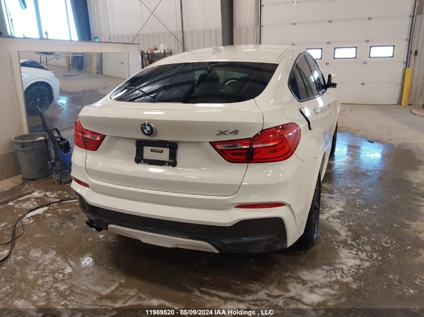 2016 BMW X4 xDrive28I VIN: 5UXXW3C57G0R20660 Lot: 11989520