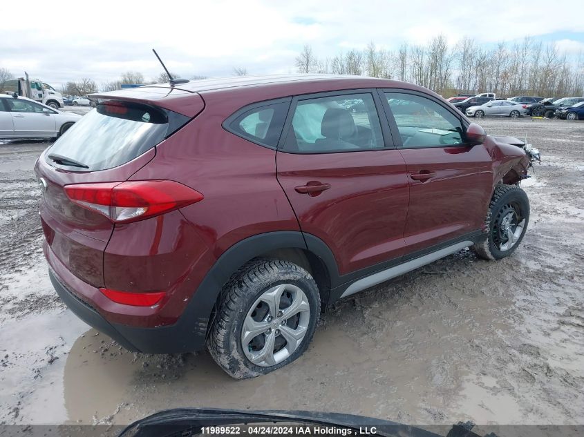 2017 Hyundai Tucson VIN: KM8J23A41HU524114 Lot: 11989522