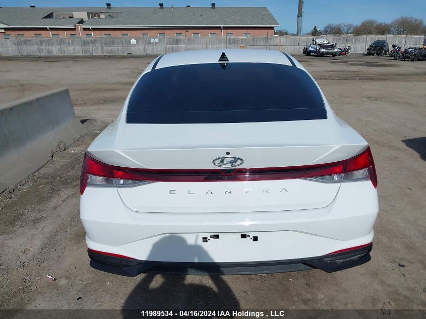 2022 Hyundai Elantra Preferred Ivt VIN: KMHLM4AG5NU215843 Lot: 11989534