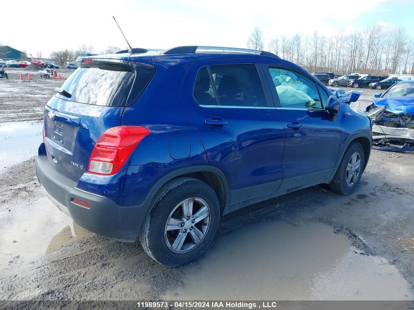 2016 Chevrolet Trax VIN: 3GNCJLSB4GL245043 Lot: 11989573