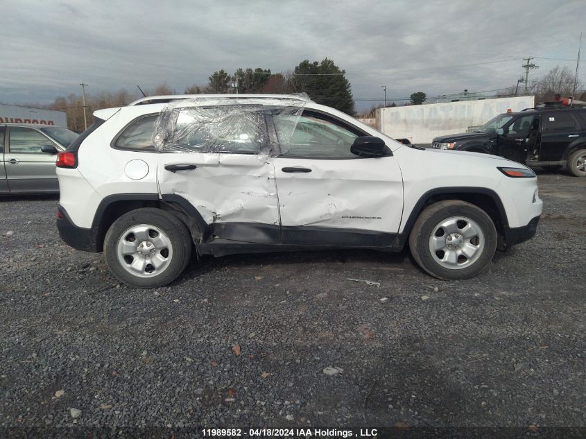 2016 Jeep Cherokee VIN: 1C4PJMAS8GW378223 Lot: 11989582
