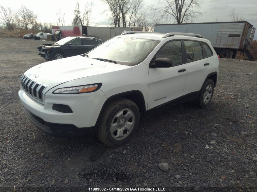 2016 Jeep Cherokee VIN: 1C4PJMAS8GW378223 Lot: 11989582