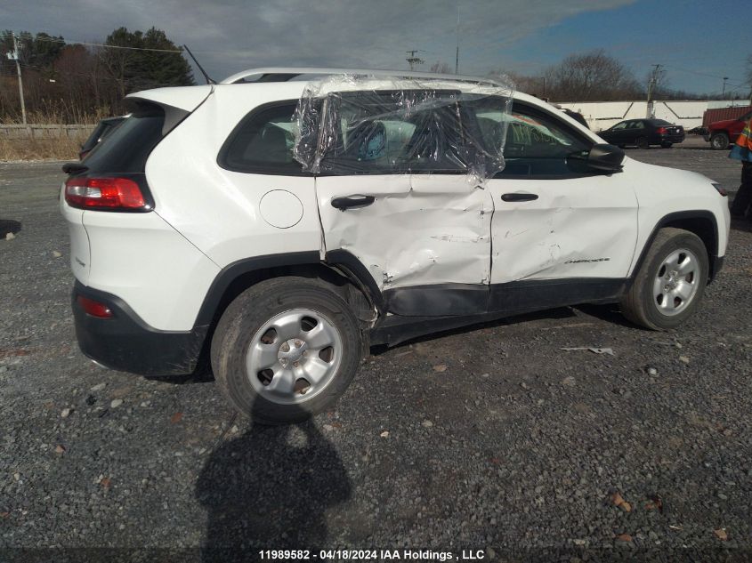 2016 Jeep Cherokee VIN: 1C4PJMAS8GW378223 Lot: 11989582