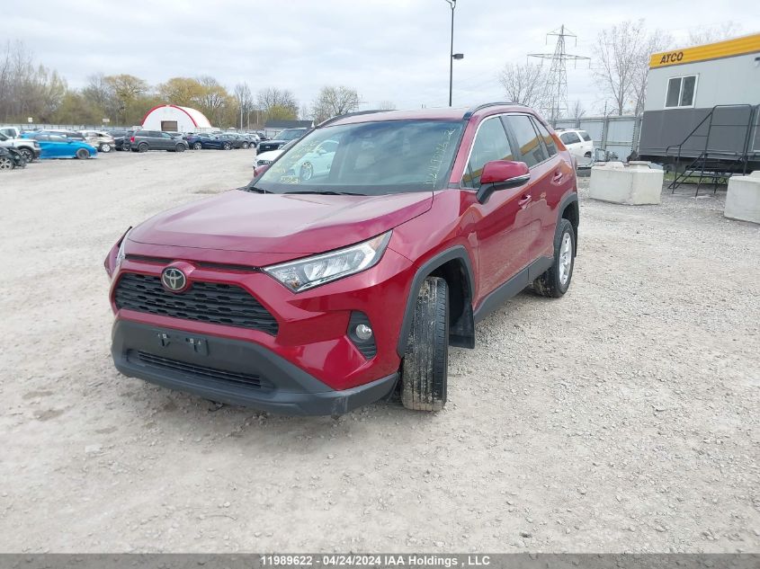 2021 Toyota Rav4 Xle/Xle Premium VIN: 2T3W1RFV6MC092555 Lot: 11989622