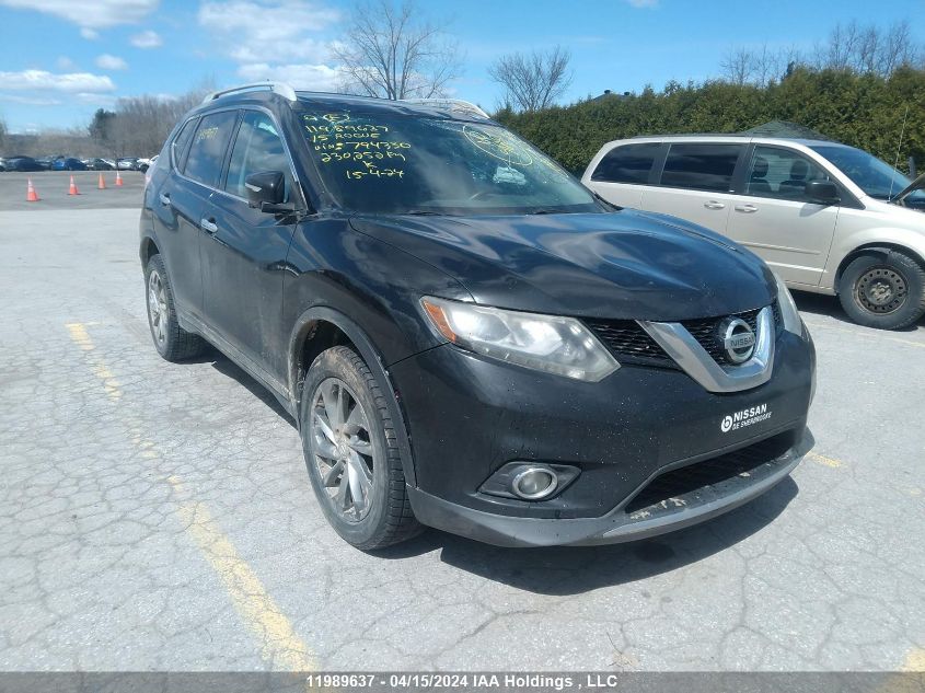 2015 Nissan Rogue S/Sl/Sv VIN: 5N1AT2MVXFC794330 Lot: 11989637