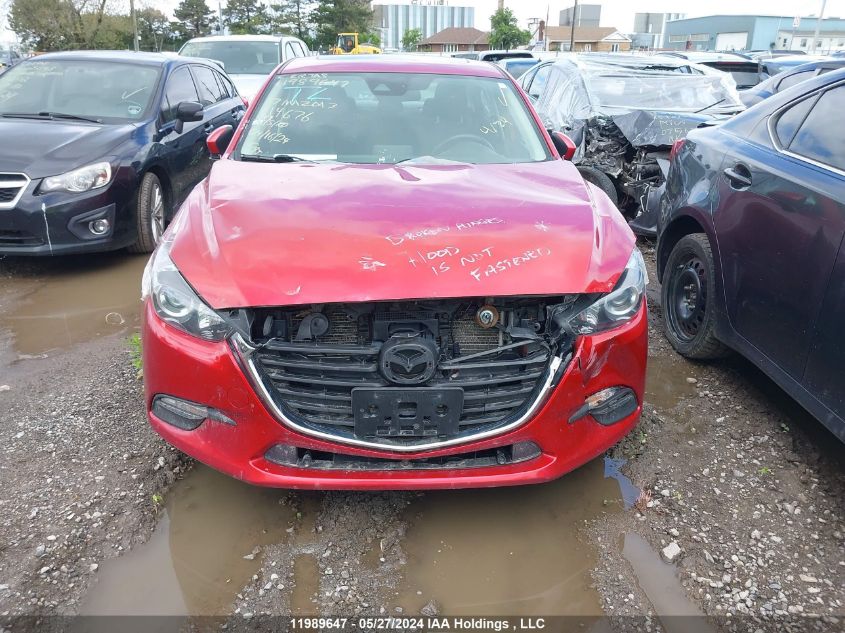 2017 Mazda 3 Touring VIN: JM1BN1V76H1114676 Lot: 11989647