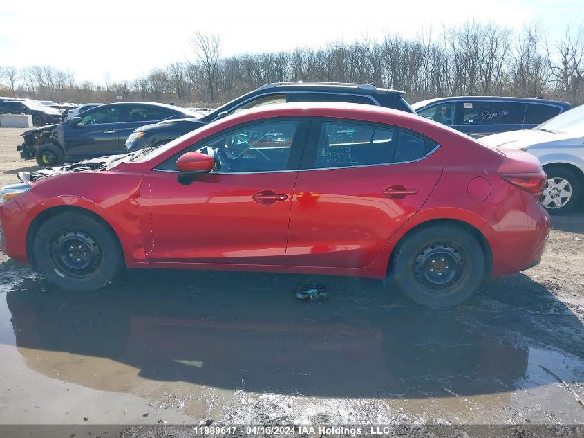 2017 Mazda 3 Touring VIN: JM1BN1V76H1114676 Lot: 11989647