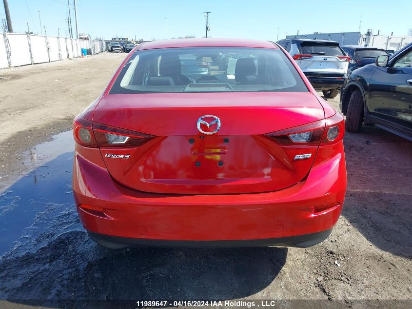 2017 Mazda 3 Touring VIN: JM1BN1V76H1114676 Lot: 11989647