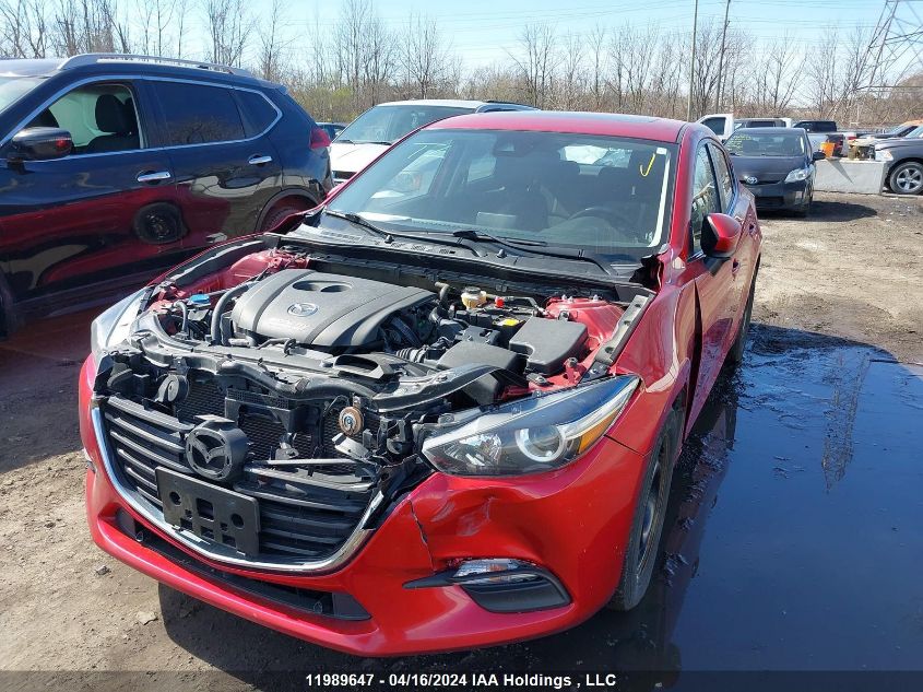 2017 Mazda 3 Touring VIN: JM1BN1V76H1114676 Lot: 11989647