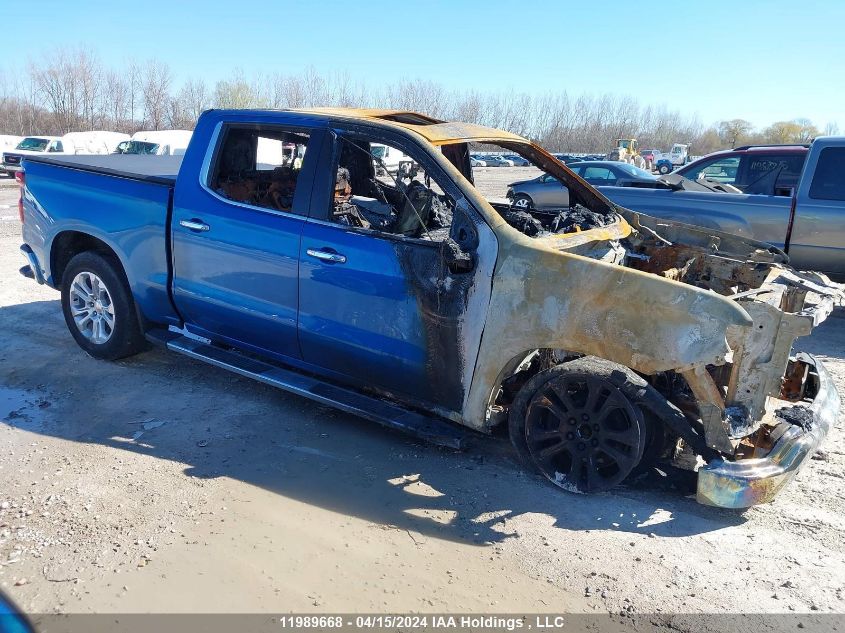 2022 Chevrolet Silverado 1500 VIN: 1GCUDGEDXNZ615670 Lot: 11989668