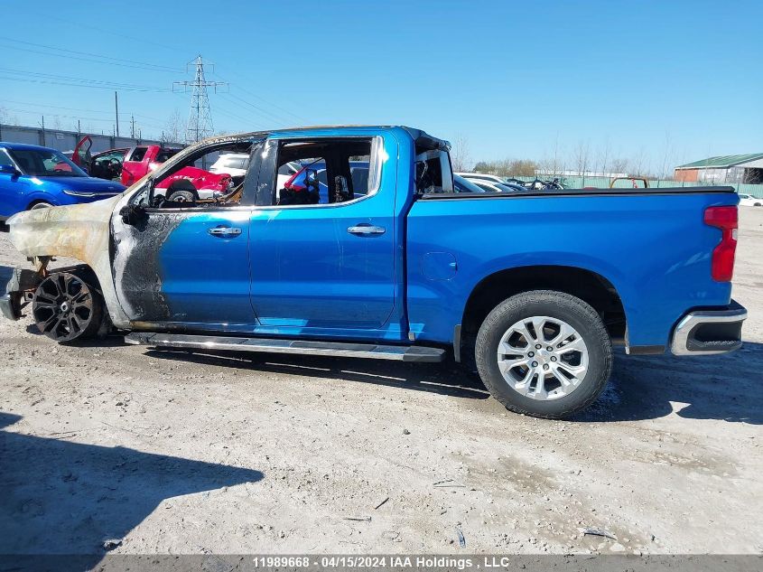 2022 Chevrolet Silverado 1500 VIN: 1GCUDGEDXNZ615670 Lot: 11989668