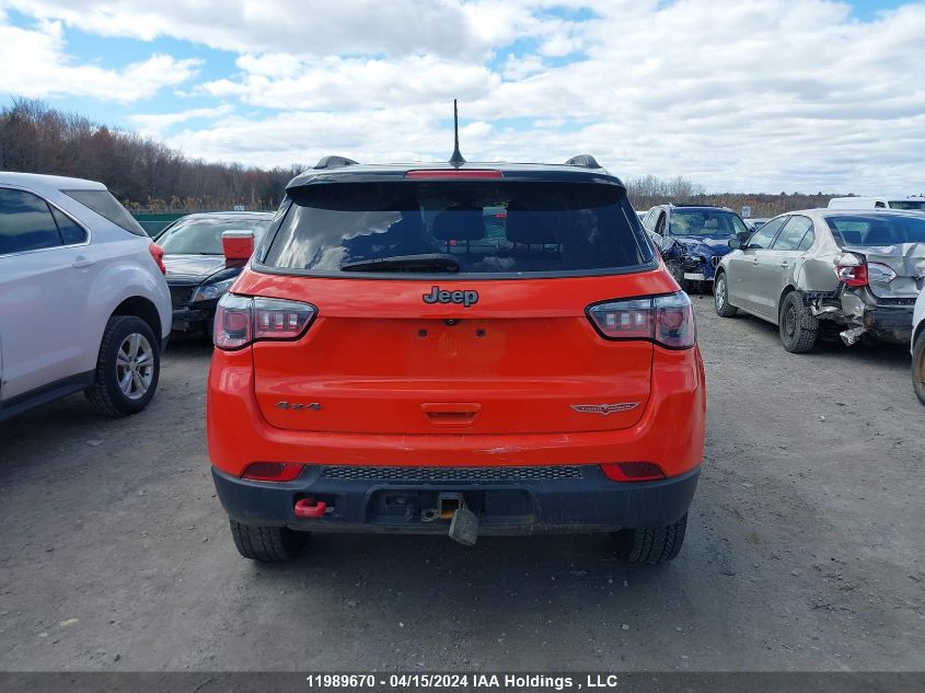 2019 Jeep Compass Trailhawk VIN: 3C4NJDDBXKT772436 Lot: 11989670