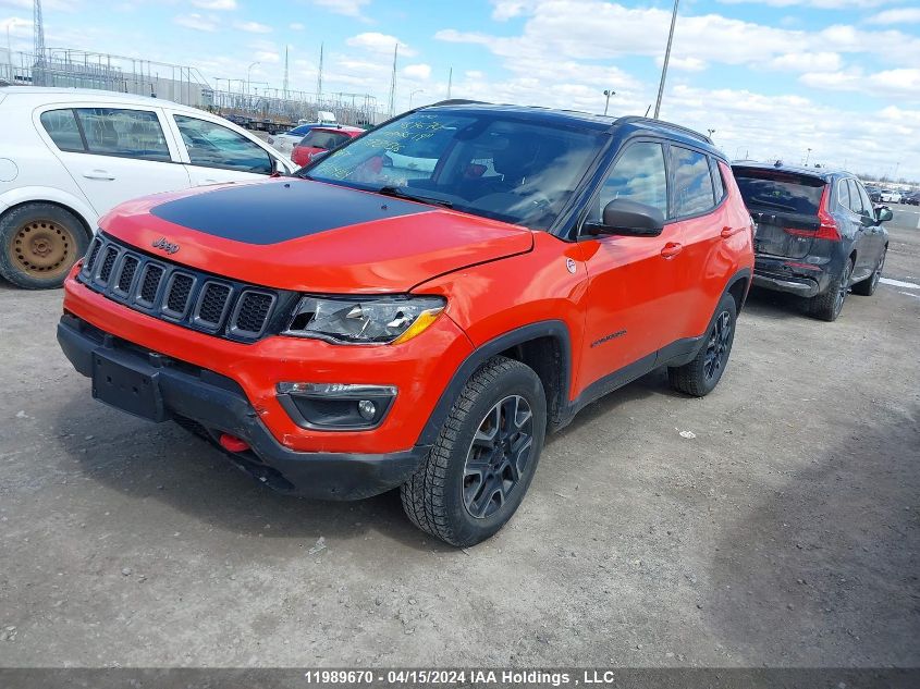 2019 Jeep Compass Trailhawk VIN: 3C4NJDDBXKT772436 Lot: 11989670