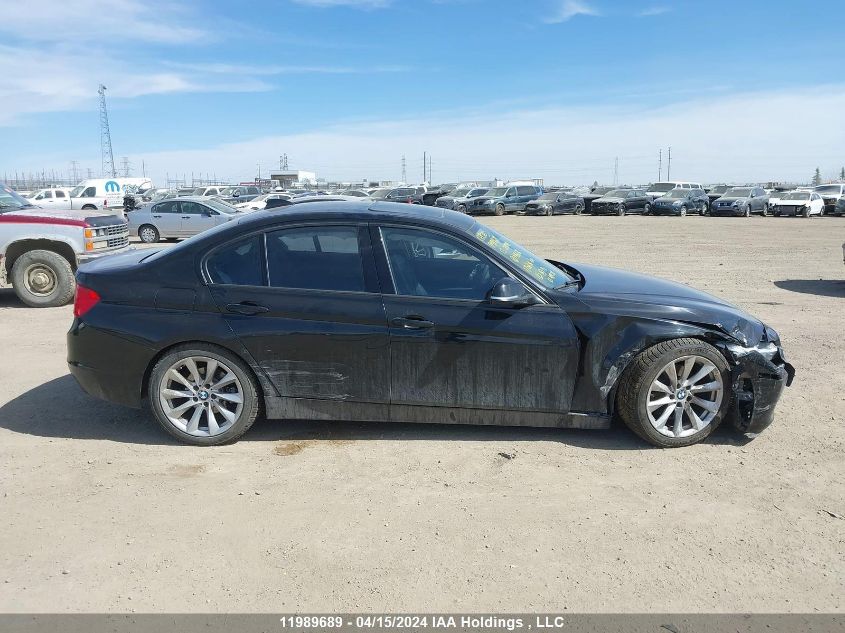 2013 BMW 3 Series VIN: WBA3C3C5XDF146676 Lot: 11989689