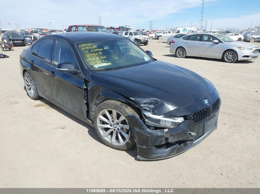 2013 BMW 3 Series VIN: WBA3C3C5XDF146676 Lot: 11989689