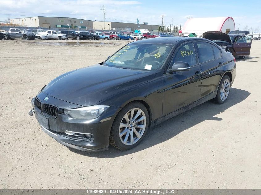 2013 BMW 3 Series VIN: WBA3C3C5XDF146676 Lot: 11989689