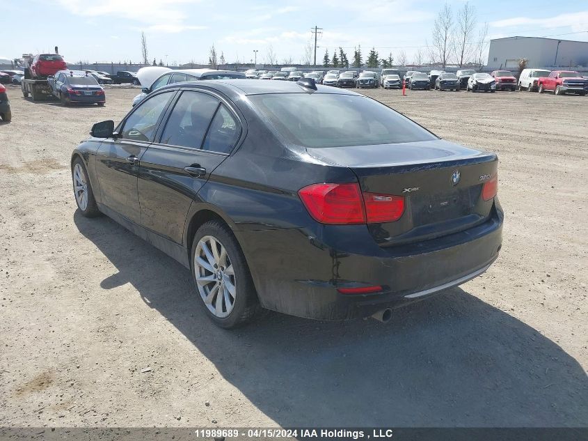 2013 BMW 3 Series VIN: WBA3C3C5XDF146676 Lot: 11989689