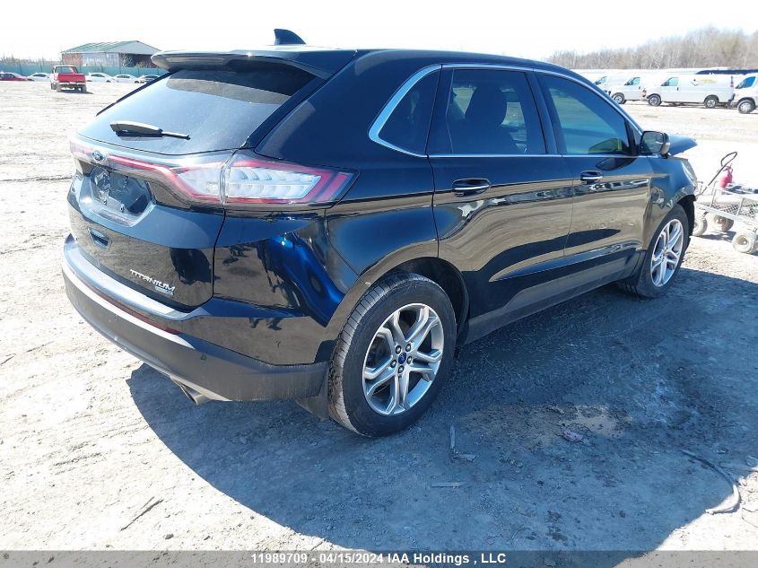 2018 Ford Edge Titanium VIN: 2FMPK4K95JBC48509 Lot: 11989709