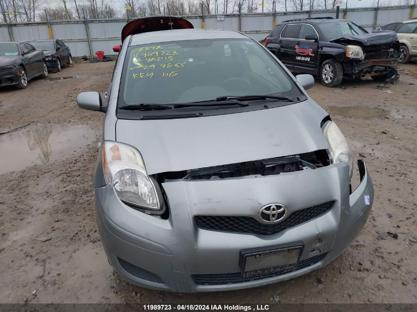 2010 Toyota Yaris VIN: JTDJT9K39A5299855 Lot: 11989723