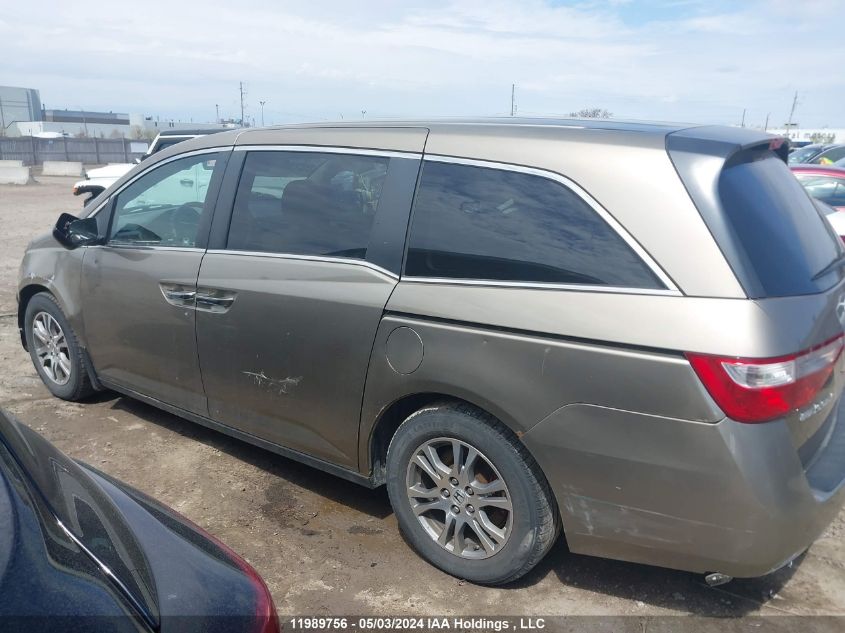 2011 Honda Odyssey VIN: 5FNRL5H44BB507605 Lot: 11989756