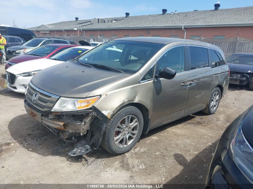 2011 Honda Odyssey VIN: 5FNRL5H44BB507605 Lot: 11989756