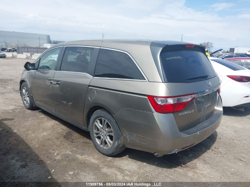 2011 Honda Odyssey VIN: 5FNRL5H44BB507605 Lot: 11989756